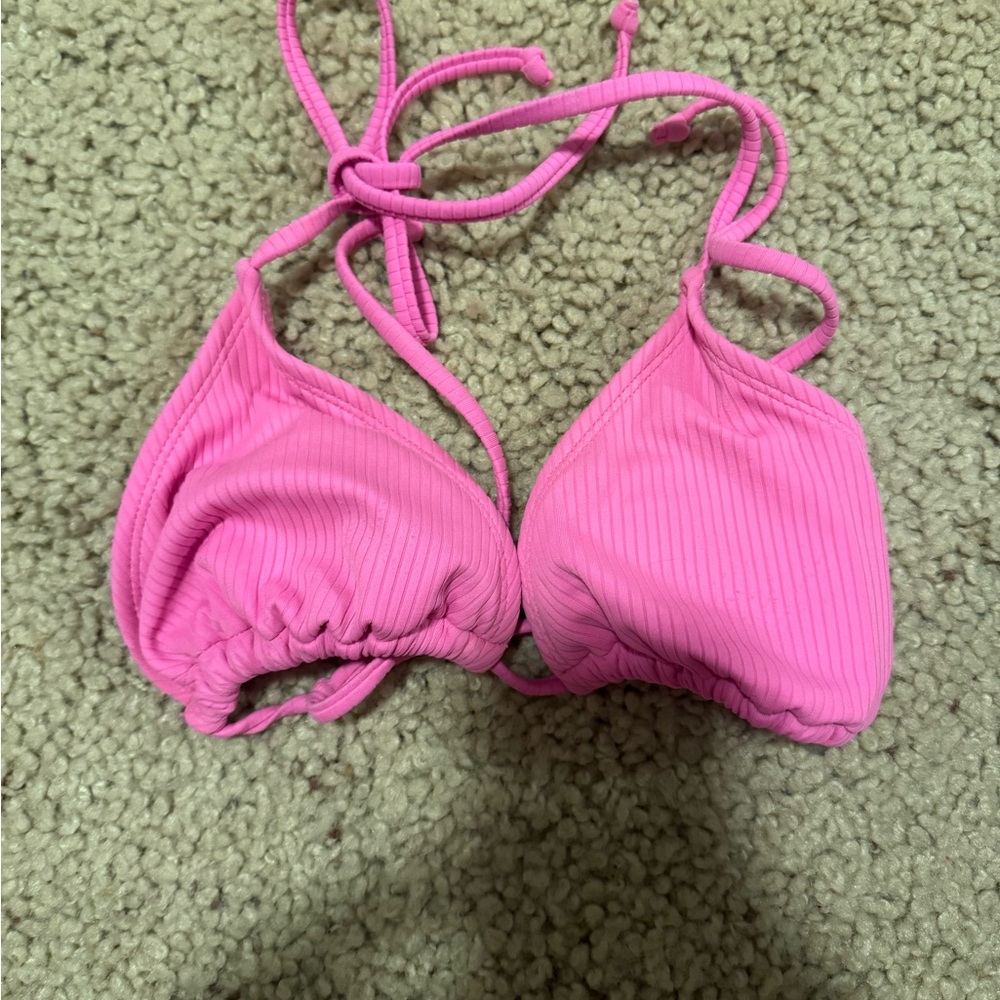 Target pink triangle Bikini top w/ pads